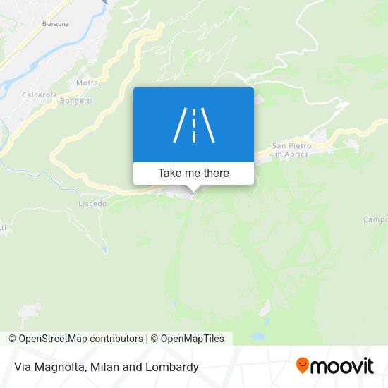 Via Magnolta map