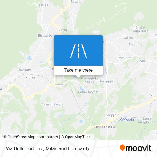 Via Delle Torbiere map