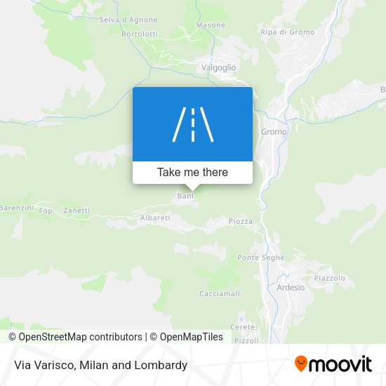 Via Varisco map
