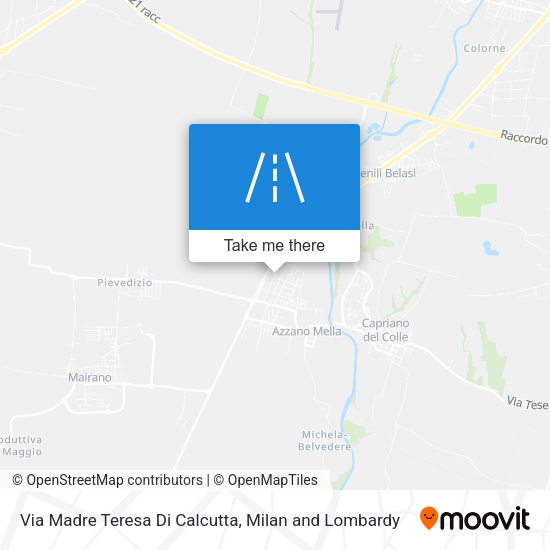 Via Madre Teresa Di Calcutta map