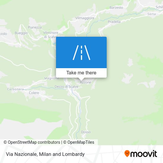 Via Nazionale map