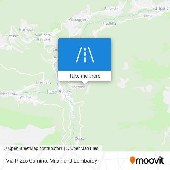 Via Pizzo Camino map