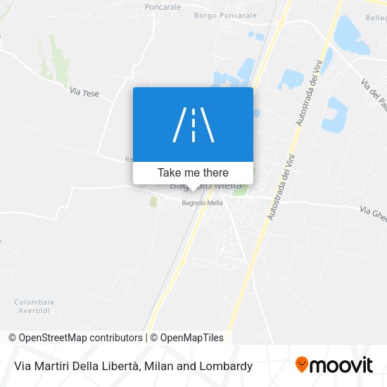 Via Martiri Della Libertà map