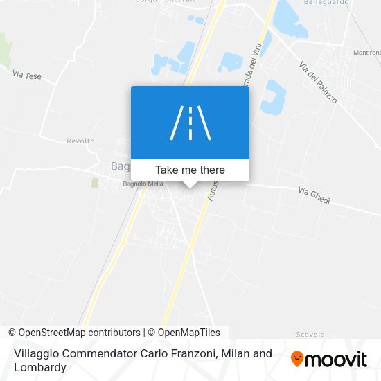 Villaggio Commendator Carlo Franzoni map
