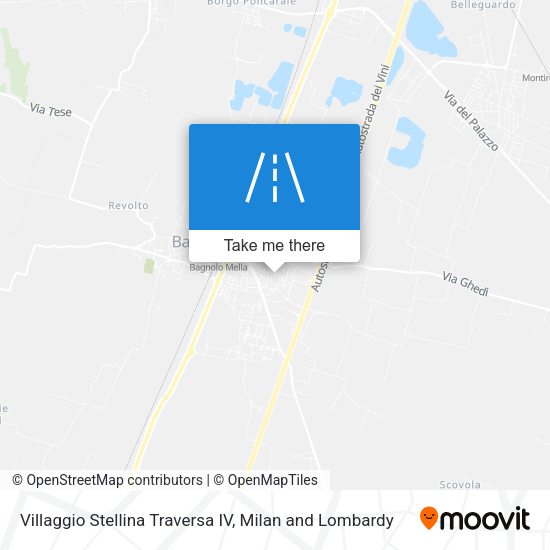 Villaggio Stellina Traversa IV map
