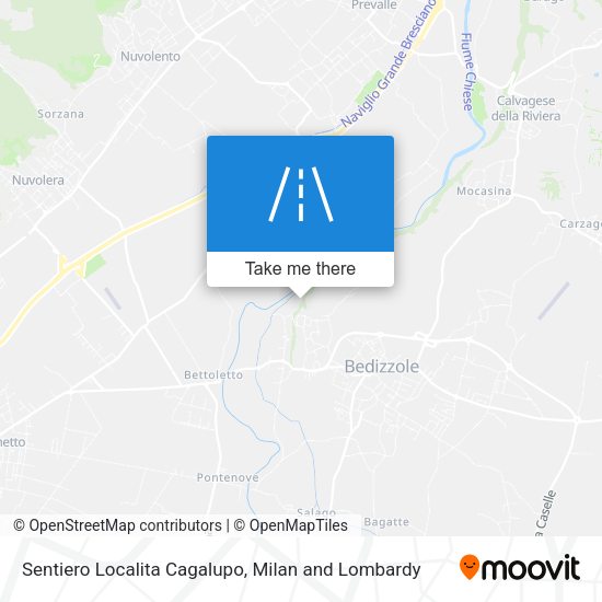 Sentiero Localita Cagalupo map