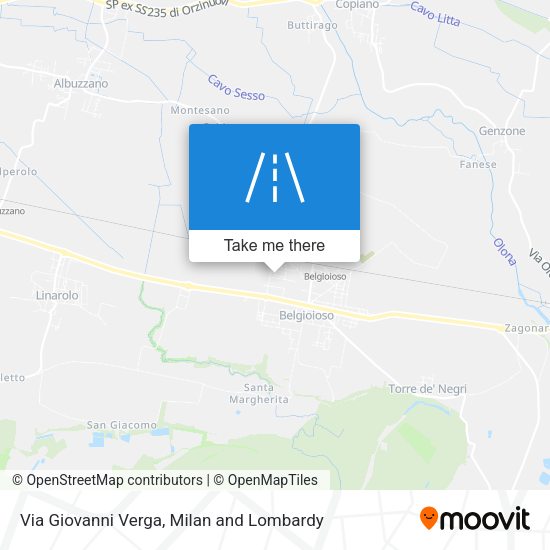 Via Giovanni Verga map