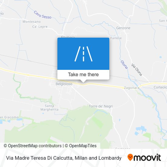 Via Madre Teresa Di Calcutta map