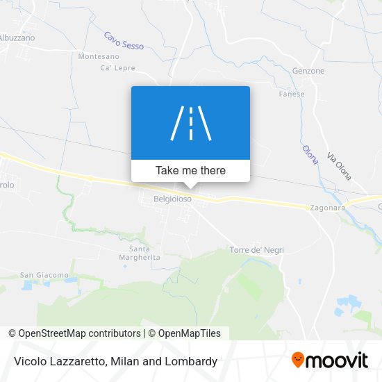 Vicolo Lazzaretto map