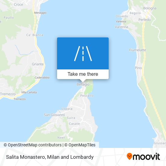 Salita Monastero map