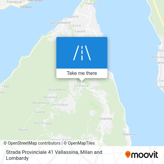 Strada Provinciale 41 Vallassina map