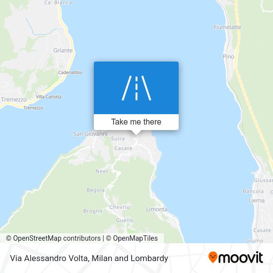 Via Alessandro Volta map