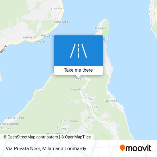 Via Privata Neer map