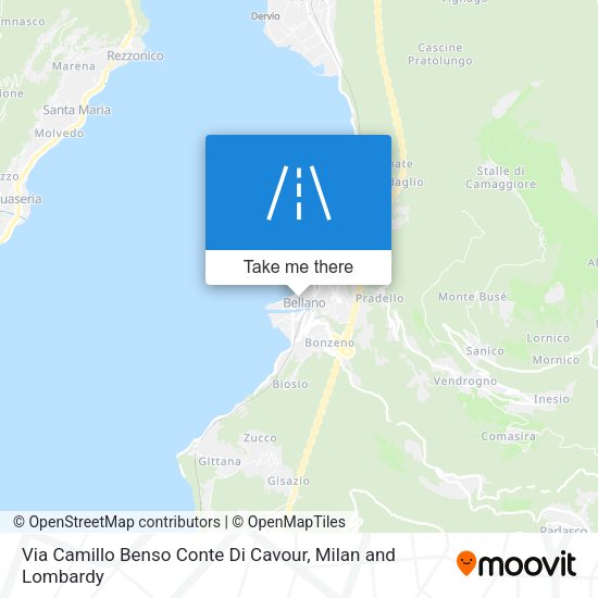 Via Camillo Benso Conte Di Cavour map