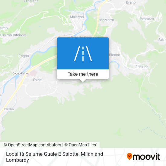 Località Salume Guale E Saiotte map