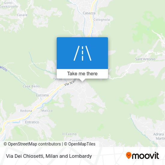 Via Dei Chiosetti map