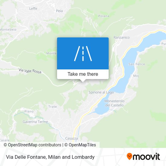 Via Delle Fontane map