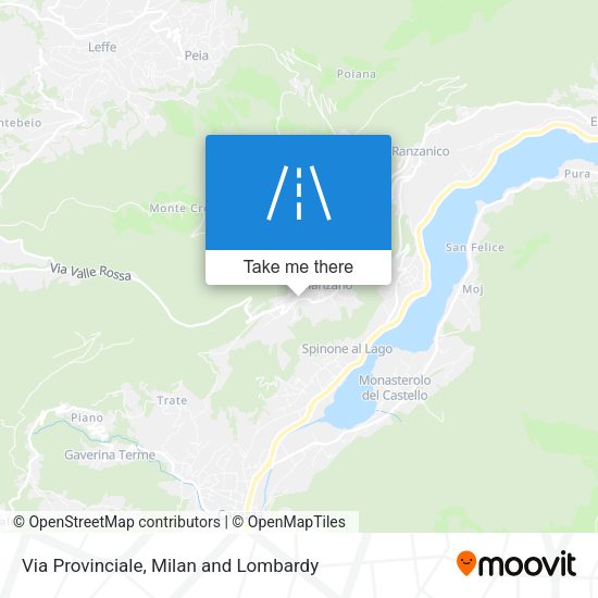 Via Provinciale map