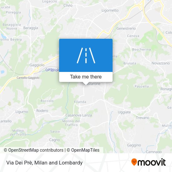 Via Dei Prè map