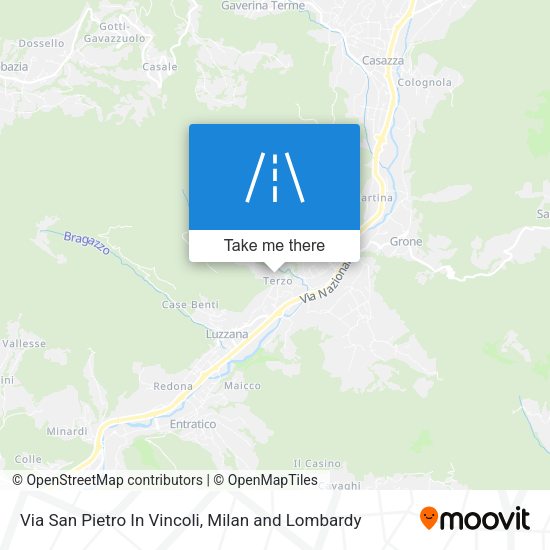 Via San Pietro In Vincoli map