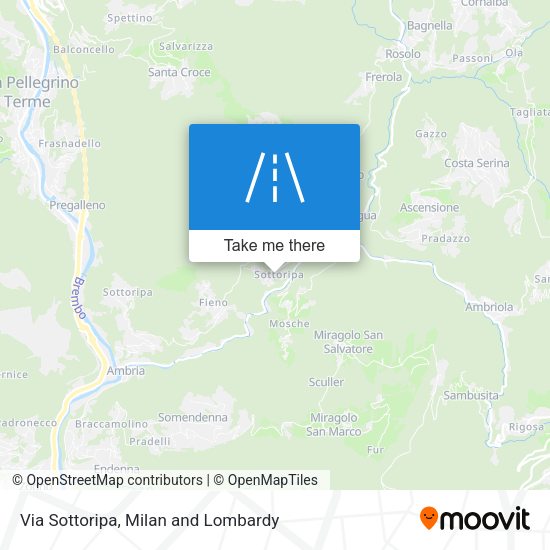 Via Sottoripa map