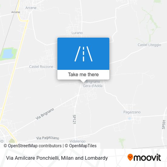 Via Amilcare Ponchielli map