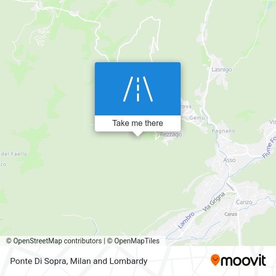 Ponte Di Sopra map