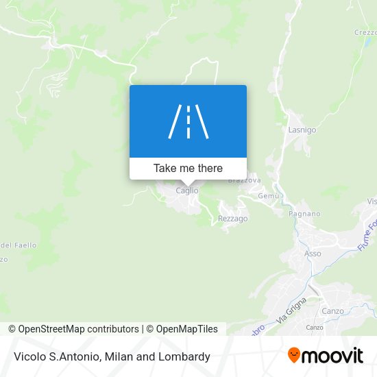 Vicolo S.Antonio map