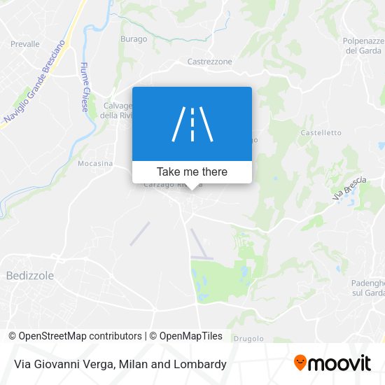 Via Giovanni Verga map