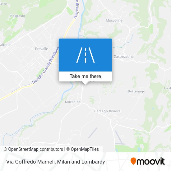 Via Goffredo Mameli map