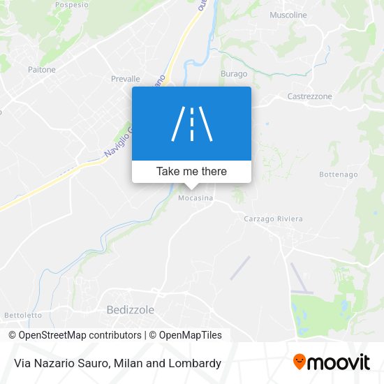 Via Nazario Sauro map