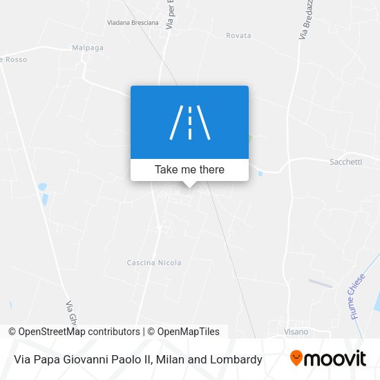 Via Papa Giovanni Paolo II map