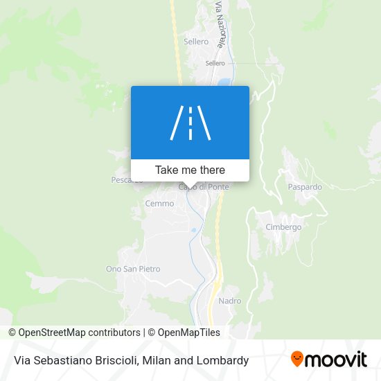 Via Sebastiano Briscioli map