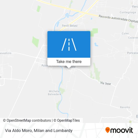 Via Aldo Moro map