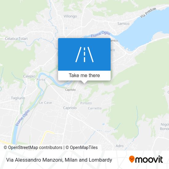 Via Alessandro Manzoni map