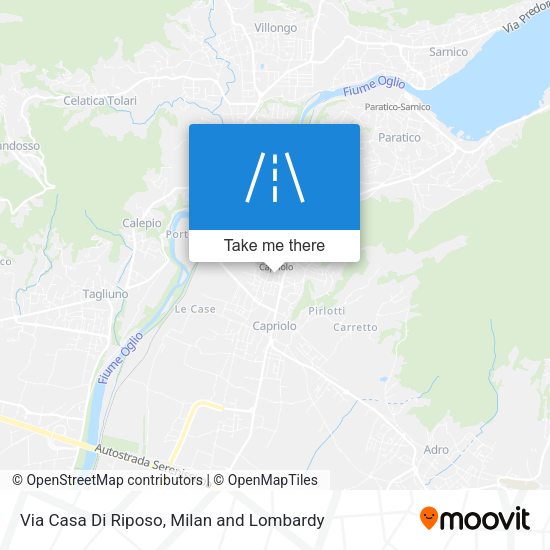Via Casa Di Riposo map