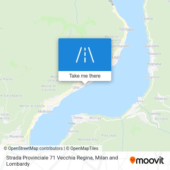 Strada Provinciale 71 Vecchia Regina map