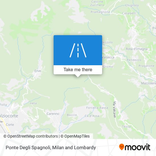 Ponte Degli Spagnoli map