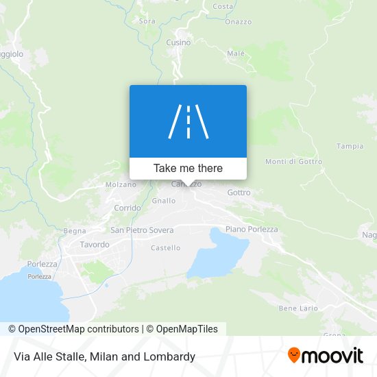 Via Alle Stalle map