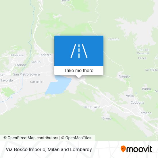 Via Bosco Imperio map