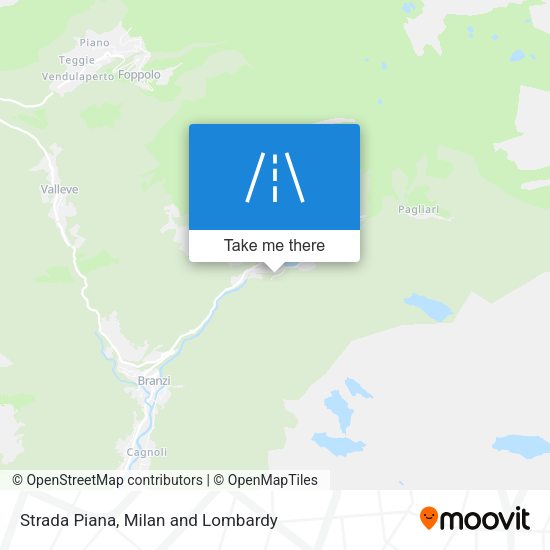 Strada Piana map