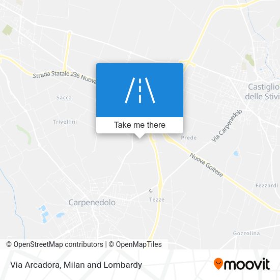 Via Arcadora map