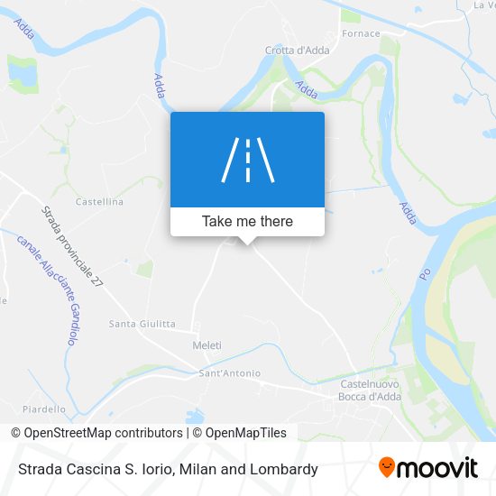 Strada Cascina S. Iorio map