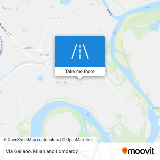 Via Galiano map