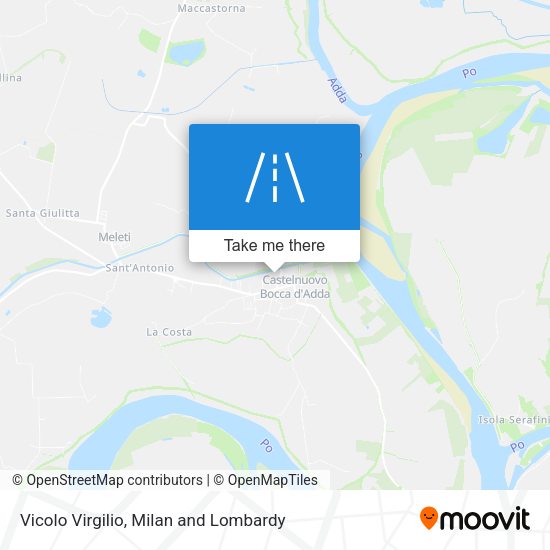 Vicolo Virgilio map