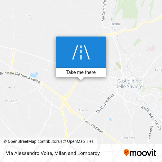 Via Alessandro Volta map