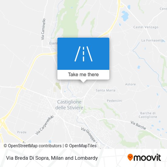 Via Breda Di Sopra map