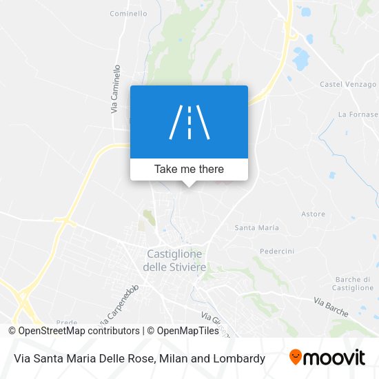 Via Santa Maria Delle Rose map