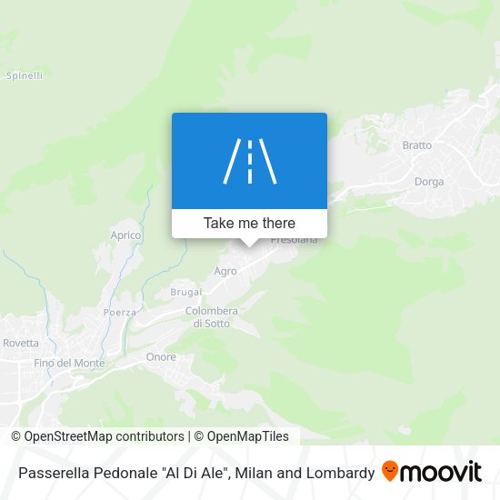 Passerella Pedonale "Al Di Ale" map