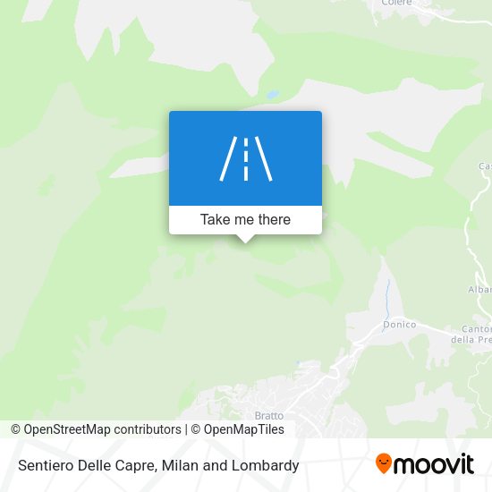 Sentiero Delle Capre map